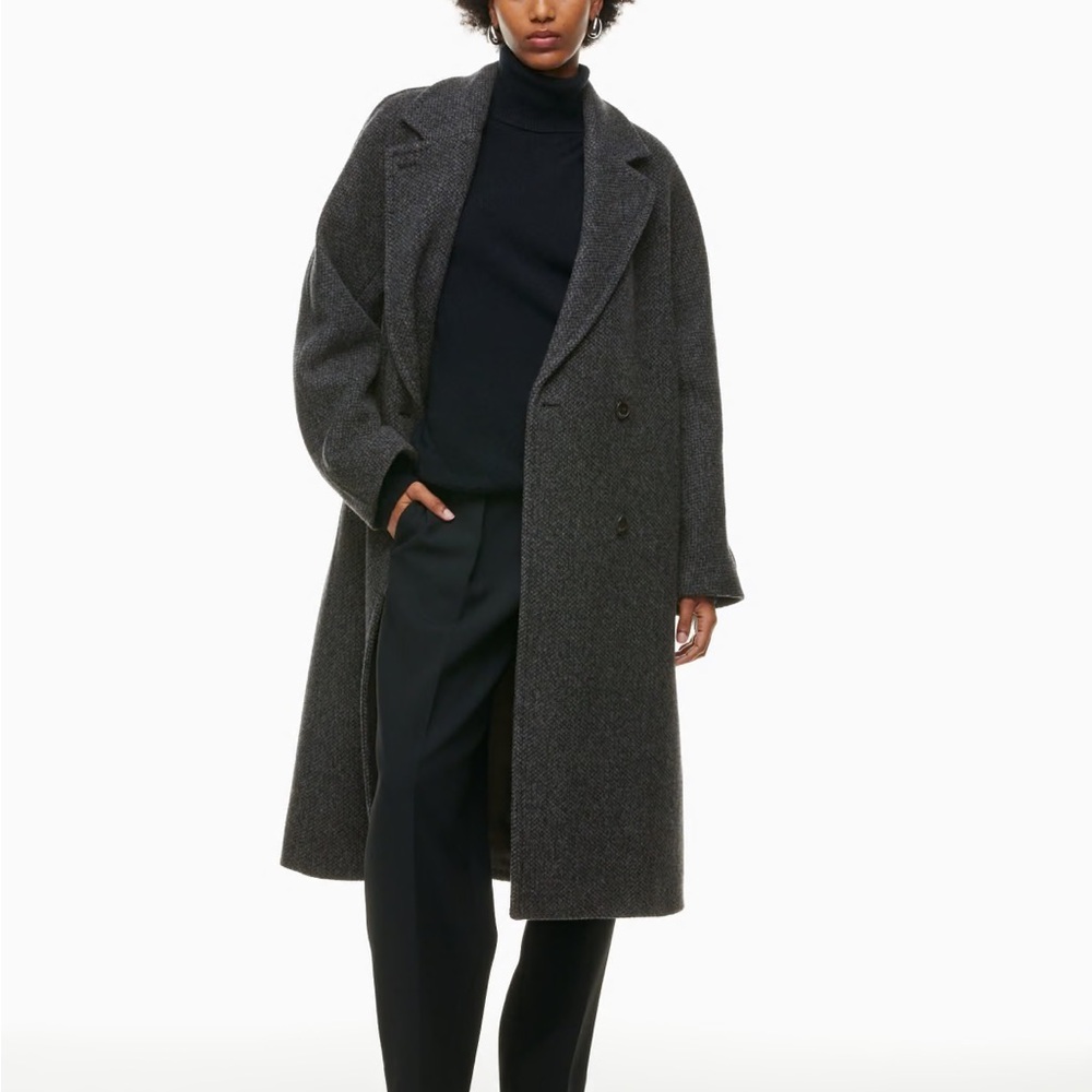 Aritzia Babaton Slouch Coat, wool cashmere